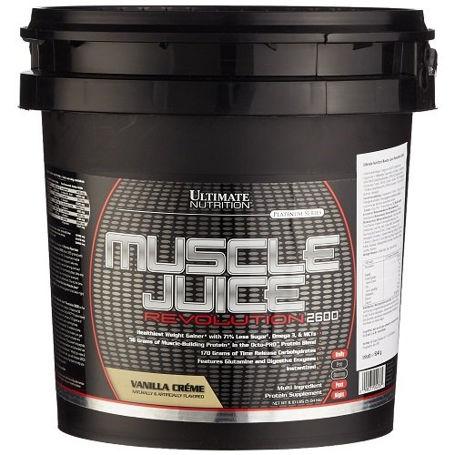 Ultimate Nutrition Muscle Juice Revolution 2600 5 кг Клубника,  ml, Ultimate Nutrition. Gainer. Mass Gain Energy & Endurance recovery 