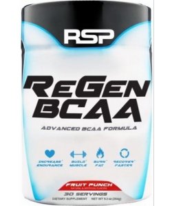 ReGen BCAA, 264 g, RSP Nutrition. BCAA. Weight Loss recuperación Anti-catabolic properties Lean muscle mass 