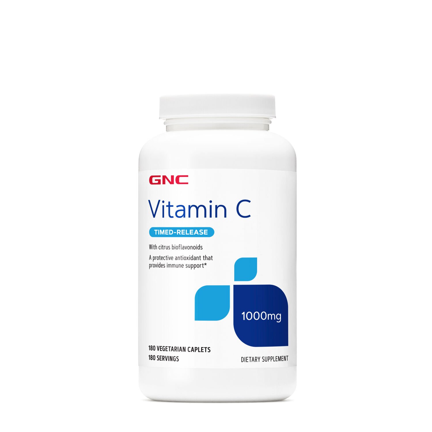 Витамины и минералы GNC Vitamin C 1000 mg Timed-Release, 180 вегакапсул,  ml, GNC. Vitamins and minerals. General Health Immunity enhancement 