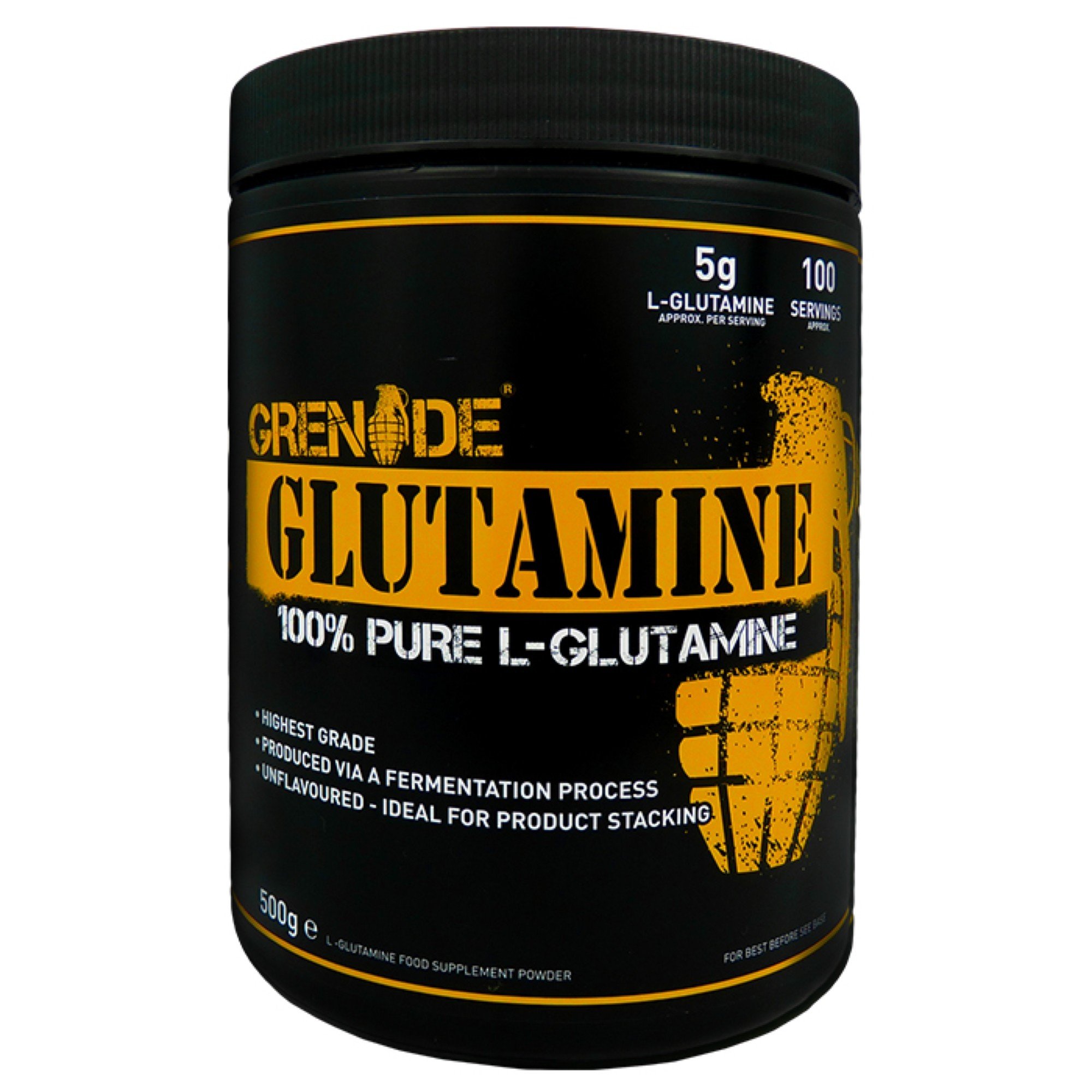 Essential Glutamine, 500 г, Grenade. Глютамин. Набор массы Восстановление Антикатаболические свойства 