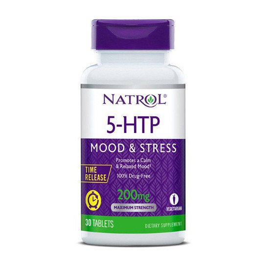 5-гидрокситриптофан Natrol 5-HTP 200 мг (30 таблеток) натрол,  мл, Natrol. 5-HTP. 
