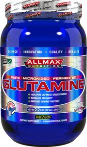 Glutamine, 1000 г, AllMax. Глютамин. Набор массы Восстановление Антикатаболические свойства 