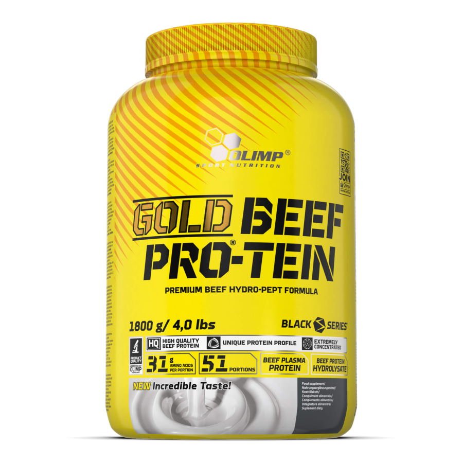 Протеин Olimp Gold Beef Pro-Tein, 1.8 кг Печенье-крем,  мл, Olimp Labs. Протеин. Набор массы Восстановление Антикатаболические свойства 