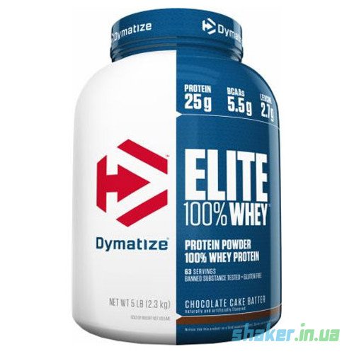 Dymatize Nutrition Сывороточный протеин концентрат Dymatize 100% Elite Whey Protein (2,3 кг) диматайз элит вей  strawberry blast, , 2.3 