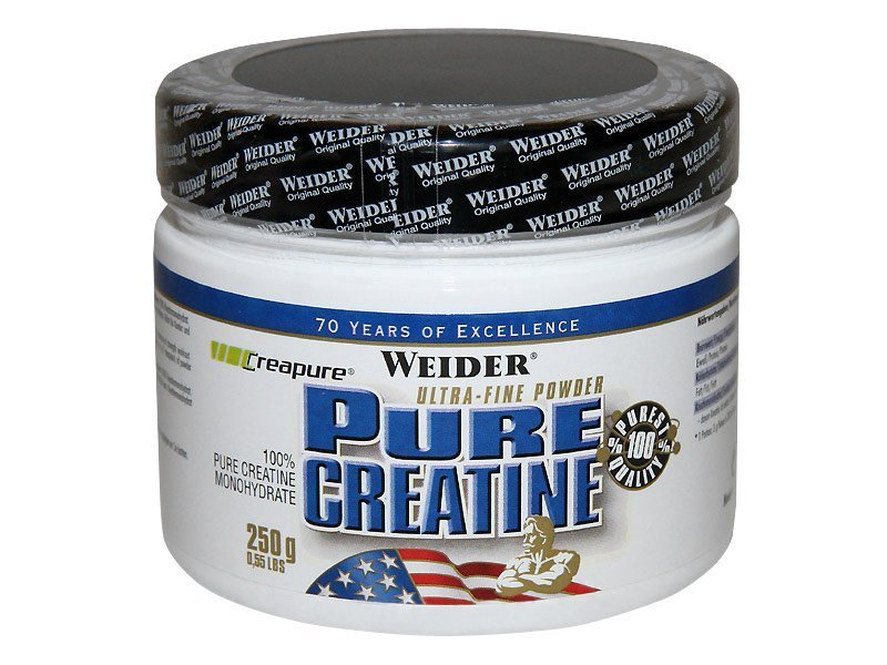 Pure Creatine, 250 g, Weider. Creatine monohydrate. Mass Gain Energy & Endurance Strength enhancement 
