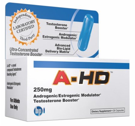 A-HD, 28 шт, BPi Sports. Бустер тестостерона. Поддержание здоровья Повышение либидо Aнаболические свойства Повышение тестостерона 
