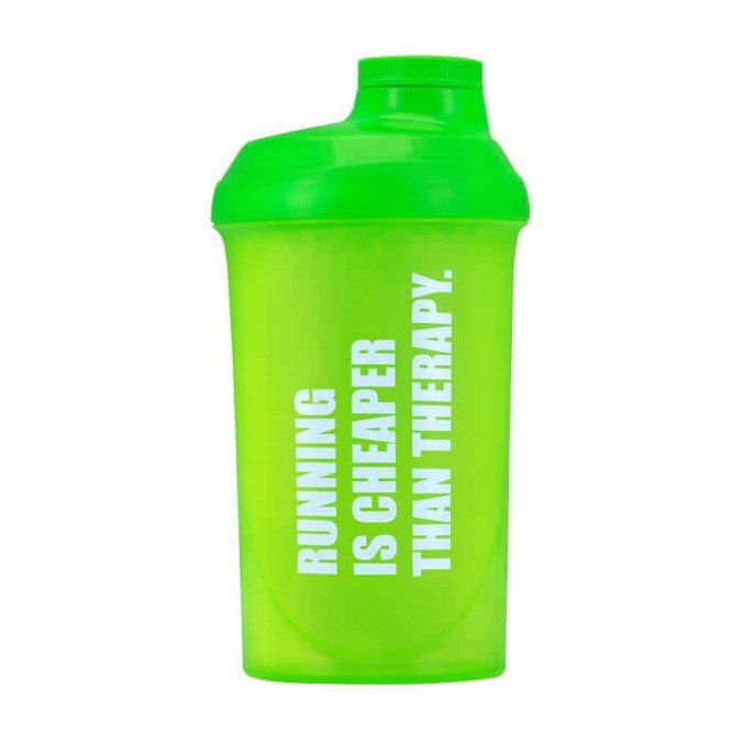 Шейкер спортивный Olimp Shaker Wave "Running is Cheaper Than Therapy" (500 мл) олимп green,  мл, Olimp Labs. Шейкер. 