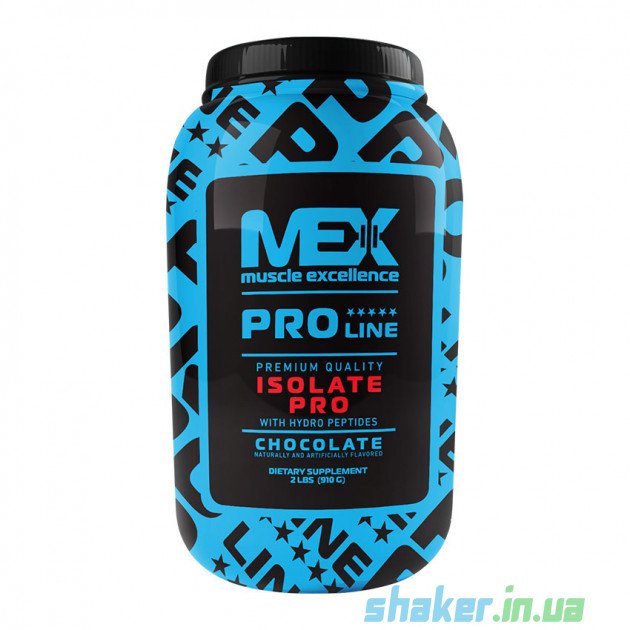 MEX Nutrition Сывороточный протеин изолят MEX Nutrition Isolate Pro (910 г) мекс нутришн про chocolate, , 0.91 