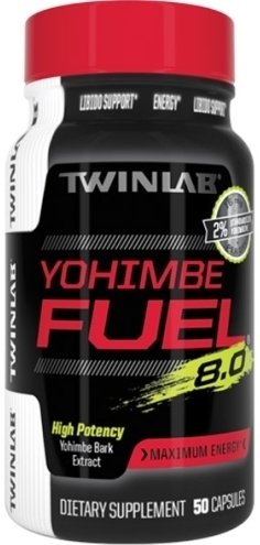 Twinlab Yohimbe Fuel, , 50 piezas