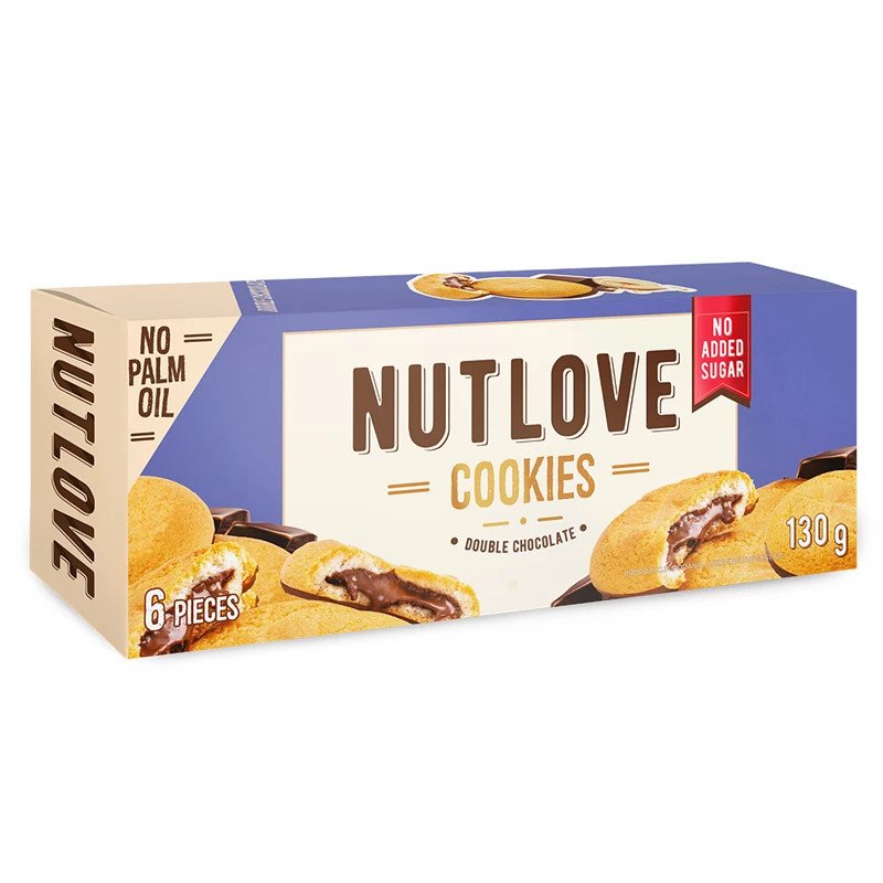 Заменитель питания AllNutrition Nut Love Cookies Double Chocolate, 130 грамм,  ml, AllNutrition. Sustitución de comidas. 