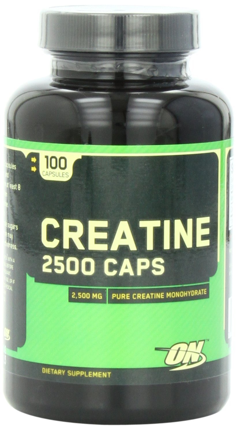 Creatine 2500 Caps, 100 pcs, Optimum Nutrition. Creatine monohydrate. Mass Gain Energy & Endurance Strength enhancement 