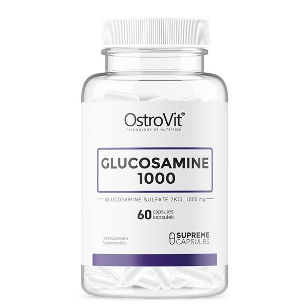 Для суставов и связок OstroVit Glucosamine 1000, 60 капсул,  мл, OstroVit. Хондропротекторы. Поддержание здоровья Укрепление суставов и связок 