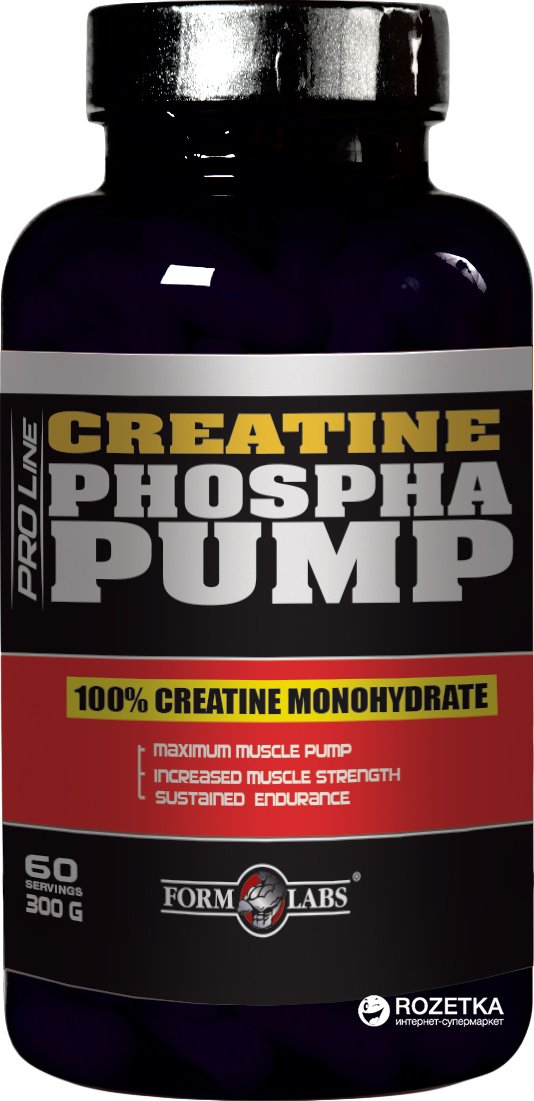 Creatine PhosphaPump, 300 g, Form Labs. Creatine monohydrate. Mass Gain Energy & Endurance Strength enhancement 