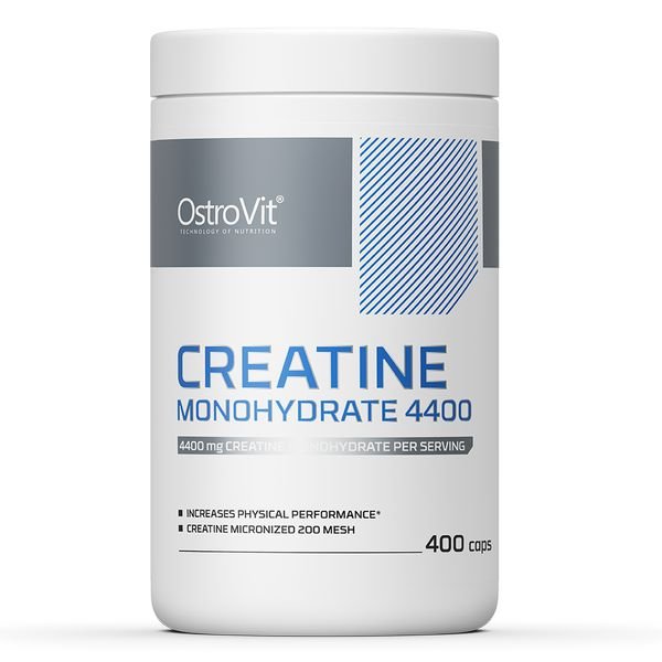 Креатин OstroVit Creatine Monohydrate 4400, 400 капсул,  мл, OstroVit. Креатин. Набор массы Энергия и выносливость Увеличение силы 