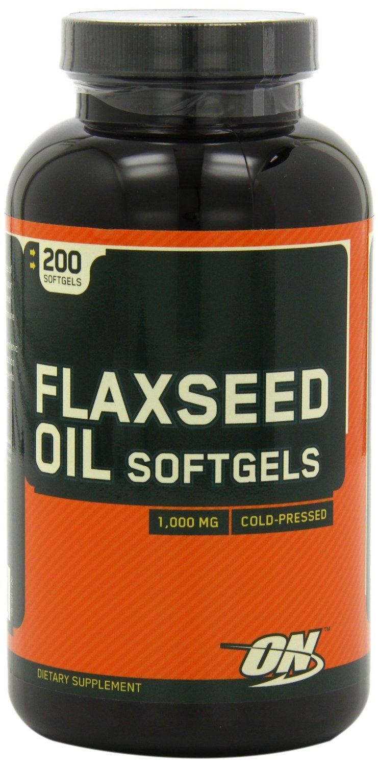 Flaxseed Oil Softgels 1000, 200 piezas, Optimum Nutrition. Complejos de ácidos grasos. General Health 