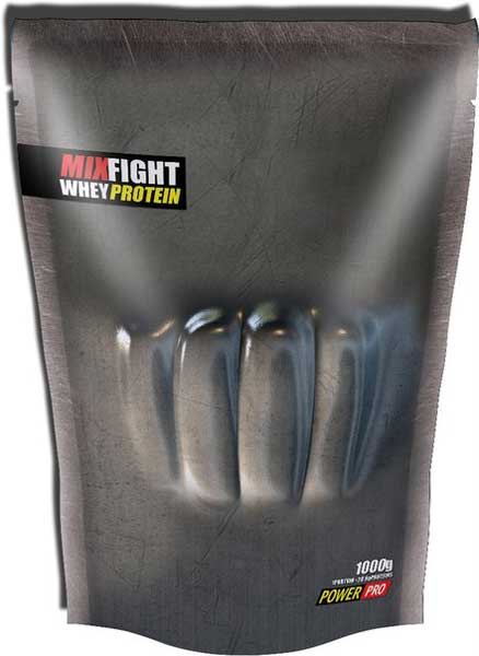 Mix Fight Whey Protein, 1000 g, Power Pro. Mezcla de proteínas de suero de leche. 