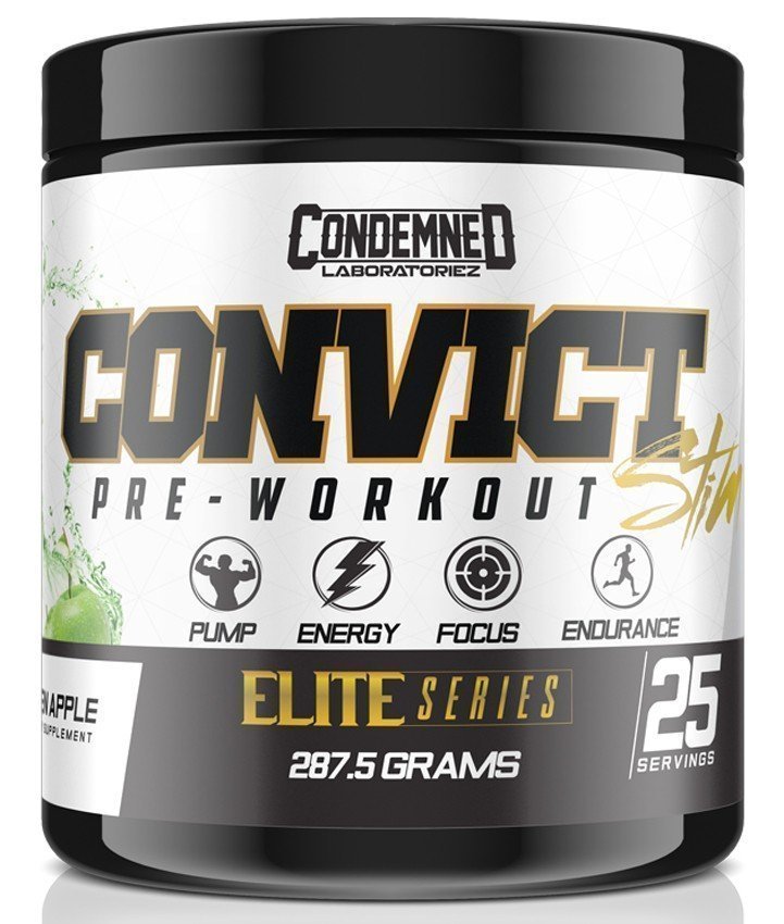 Condemned Labz  Convict Stim 400g / 25 servings,  ml, Condemned Labz. Pre Workout. Energy & Endurance 