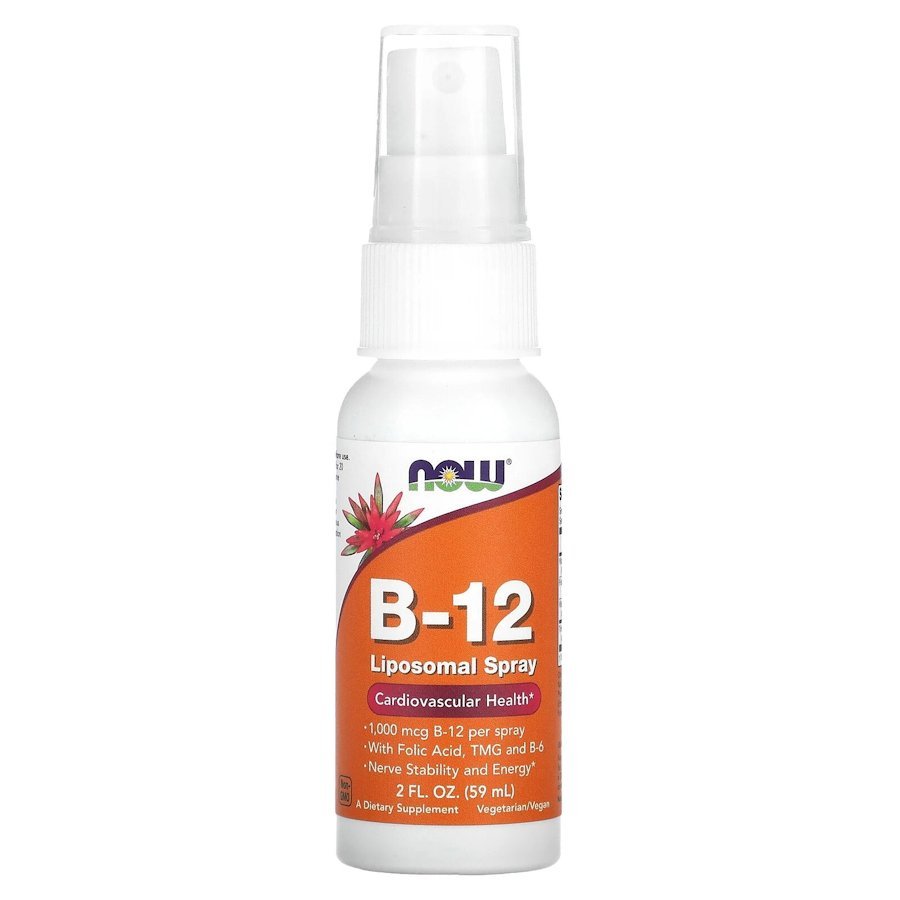 Now Витамины и минералы NOW Vitamin B12 Liposomal Spray, 59 мл, , 