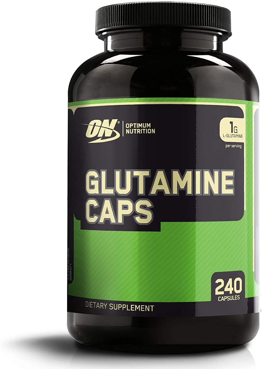 Глютамин Optimum NutritionGlutamine 1000 caps (240 капс) оптимум нутришн,  мл, Optimum Nutrition. Глютамин. Набор массы Восстановление Антикатаболические свойства 