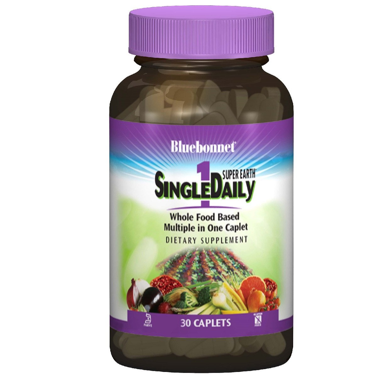 Bluebonnet Nutrition Мультивитамины с железом, Single Daily, Bluebonnet Nutrition, 30 капсул, , 