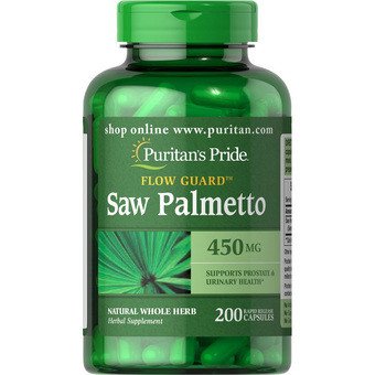 Saw Palmetto 450 mg Puritan's Pride 100 Caps,  ml, Puritan's Pride. Suplementos especiales. 