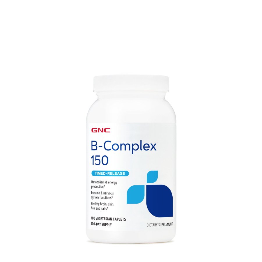 Витамины и минералы GNC B-Complex 150, 100 каплет,  мл, GNC. Витамины и минералы. Поддержание здоровья Укрепление иммунитета 