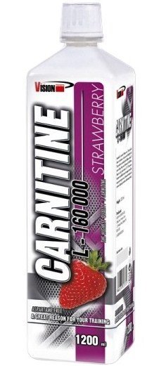L-Carnitine 160.000, 1200 ml, Vision Nutrition. L-carnitine. Weight Loss General Health Detoxification Stress resistance Lowering cholesterol Antioxidant properties 
