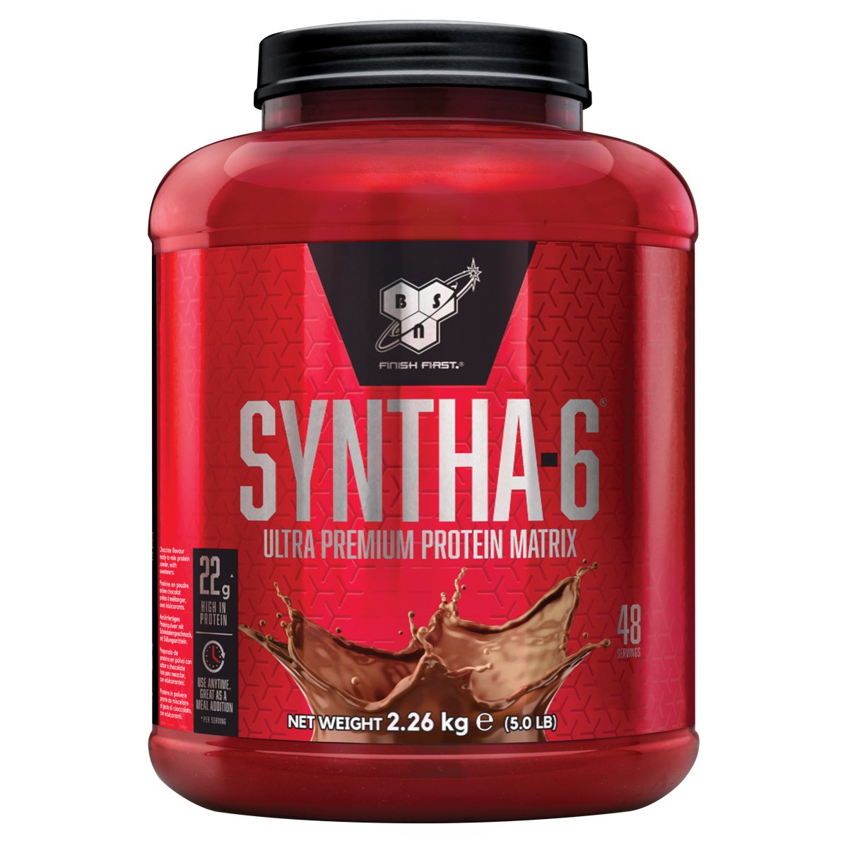 Протеин BSN Syntha-6, 2.26 кг Молочный шоколад,  ml, BSN. Protein. Mass Gain स्वास्थ्य लाभ Anti-catabolic properties 