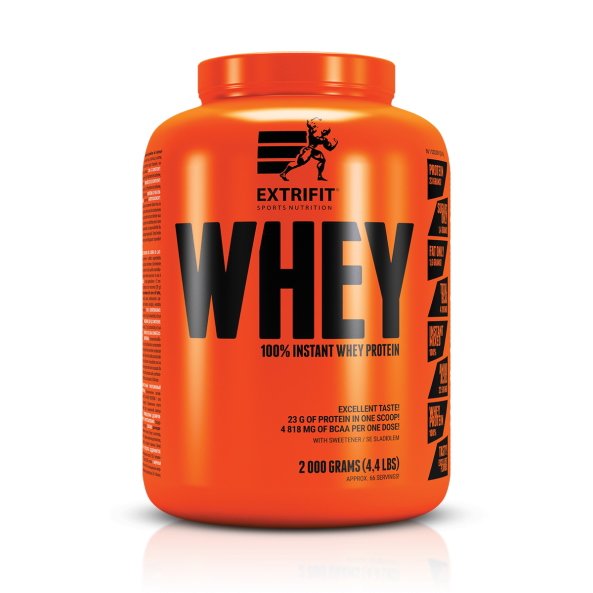 Протеин Extrifit 100% Instant Whey, 2 кг Шоколад,  ml, Extremal. Protein. Mass Gain recovery Anti-catabolic properties 