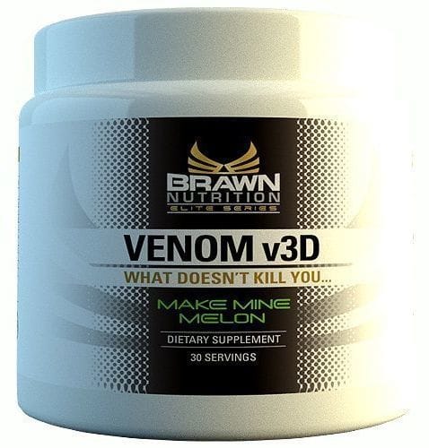Venom v3D, 285 г, Brawn Nutrition. Предтренировочный комплекс. Энергия и выносливость 