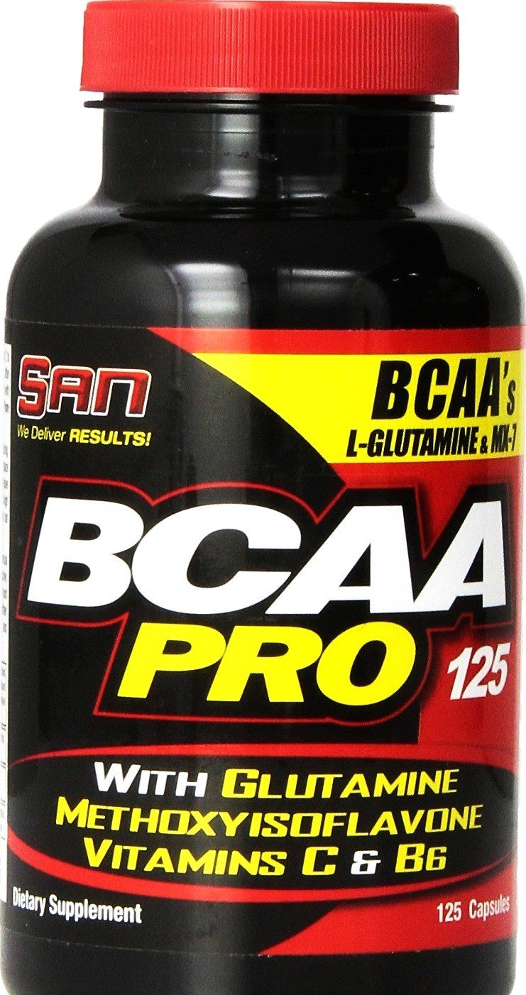 BCAA Pro, 125 шт, San. BCAA. Снижение веса Восстановление Антикатаболические свойства Сухая мышечная масса 