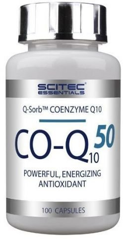CO-Q10 50, 100 шт, Scitec Nutrition. Коэнзим-Q10. Поддержание здоровья Антиоксидантные свойства Профилактика ССЗ Толерантность к физ. нагрузкам 