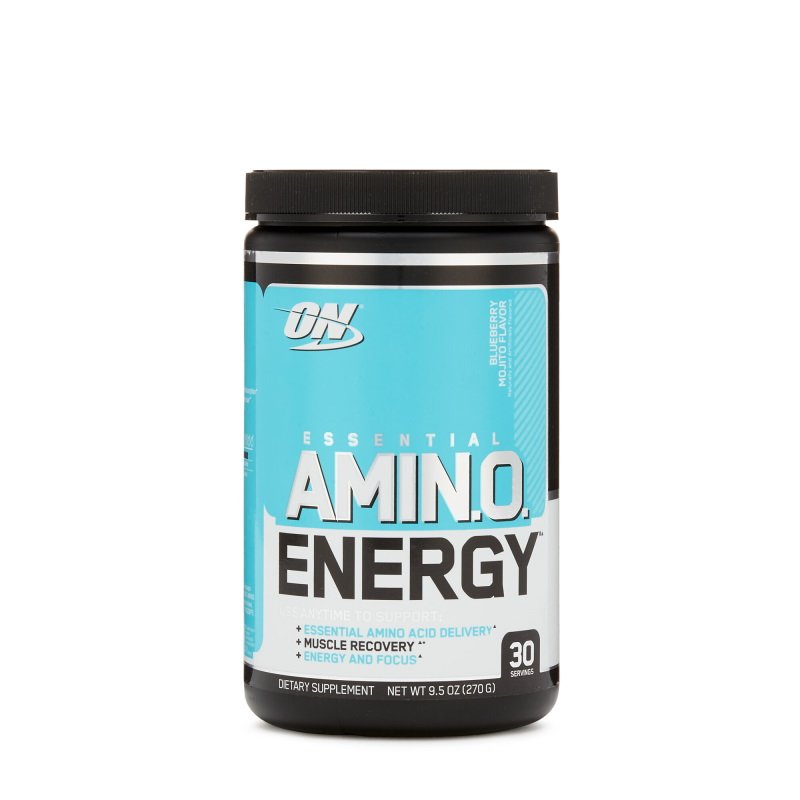 Предтренировочный комплекс Optimum Essential Amino Energy, 270 грамм Черничный мохито,  ml, Optimum Nutrition. Pre Workout. Energy & Endurance 