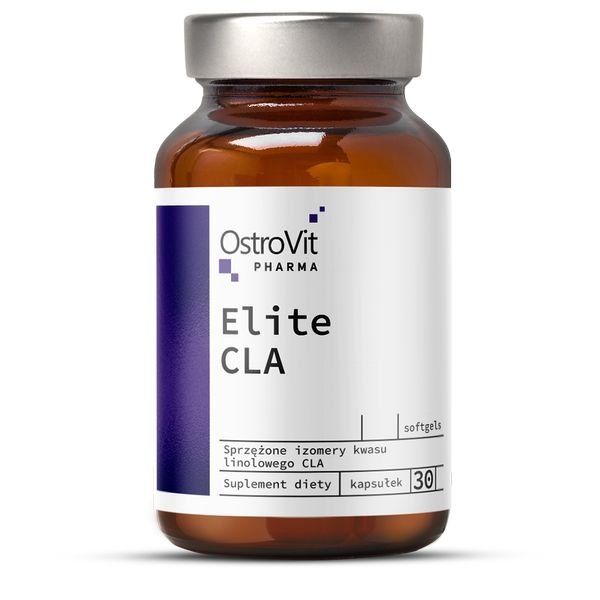 Жиросжигатель OstroVit Pharma Elite CLA, 30 капсул,  мл, OstroVit. Жиросжигатель. Снижение веса Сжигание жира 