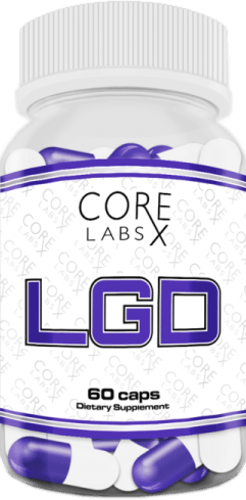 X LGD, 60 piezas, Core Labs. LGD. Mass Gain 
