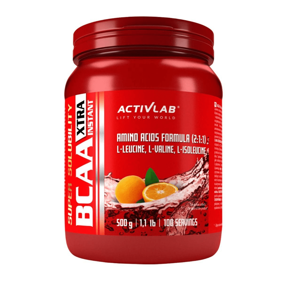 ActivLab Амінокислоти BCAA XTRA ActivLab - 500 g Orange, , 500 г