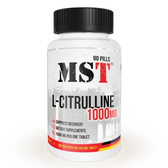 Аминокислота MST L-Citrulline 1000, 90 таблеток,  ml, MST Nutrition. Amino Acids. 