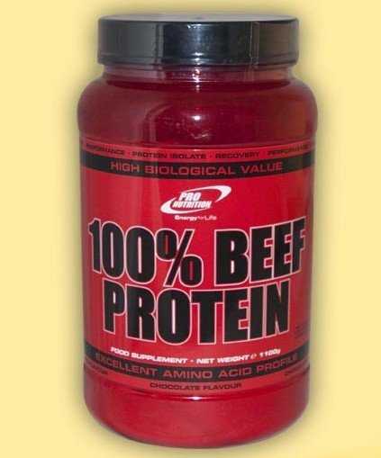 100% Beef Protein, 1100 г, Pro Nutrition. Говяжий протеин. 