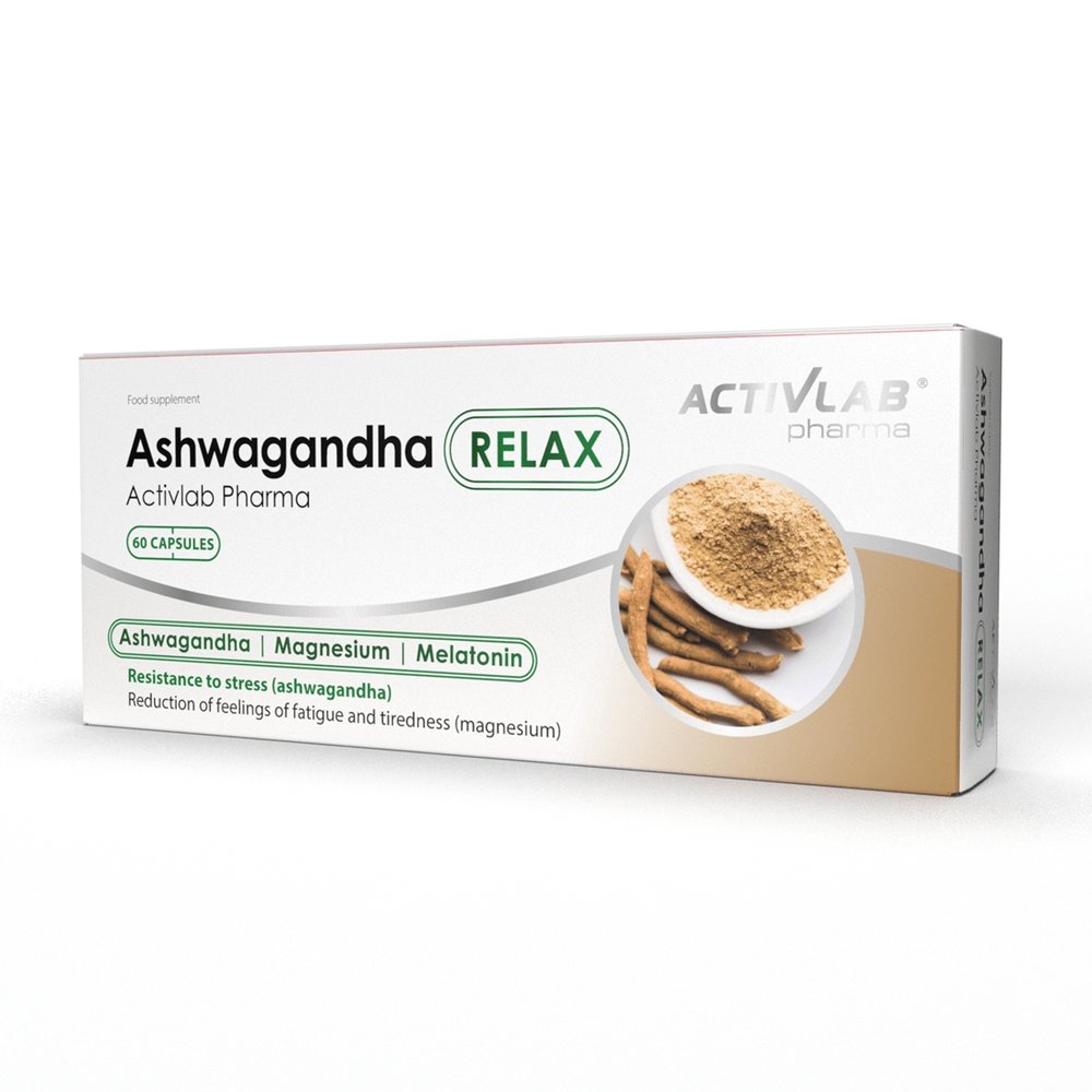 ActivLab Натуральная добавка Activlab Ashwagandha Relax, 60 капсул, , 
