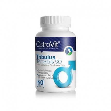 Tribulus Terrestis 90, 60 шт, OstroVit. Трибулус. Поддержание здоровья Повышение либидо Повышение тестостерона Aнаболические свойства 