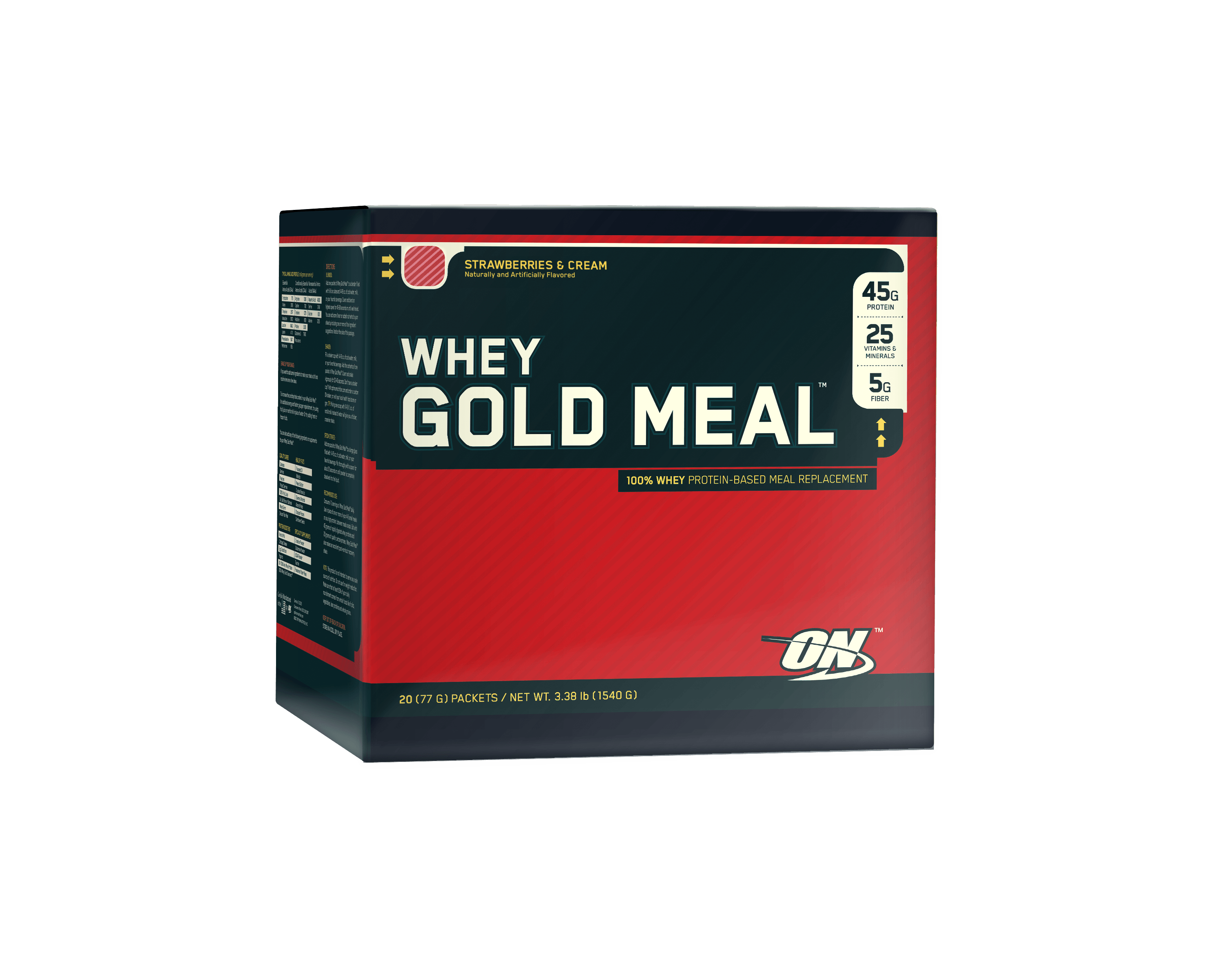 Whey Gold Meal, 1540 g, Optimum Nutrition. Sustitución de comidas. 