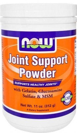 Joint Support Powder, 312 г, Now. Хондропротекторы. Поддержание здоровья Укрепление суставов и связок 