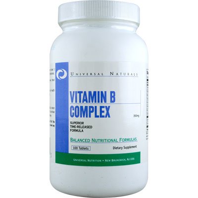Universal Nutrition Vitamin B Complex 100 таб Без вкуса,  мл, Universal Nutrition. Витамин B. Поддержание здоровья 