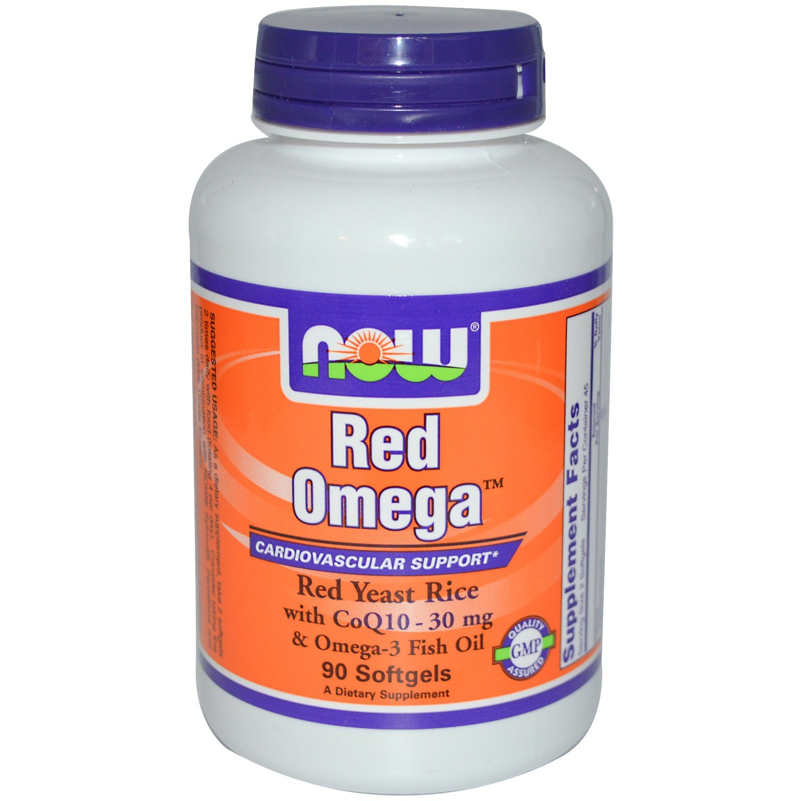 Red Omega, 90 pcs, Now. Omega 3 (Fish Oil). General Health Ligament and Joint strengthening Skin health CVD Prevention Anti-inflammatory properties 