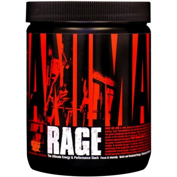 Animal Rage, 115 g, Universal Nutrition. Pre Entreno. Energy & Endurance 