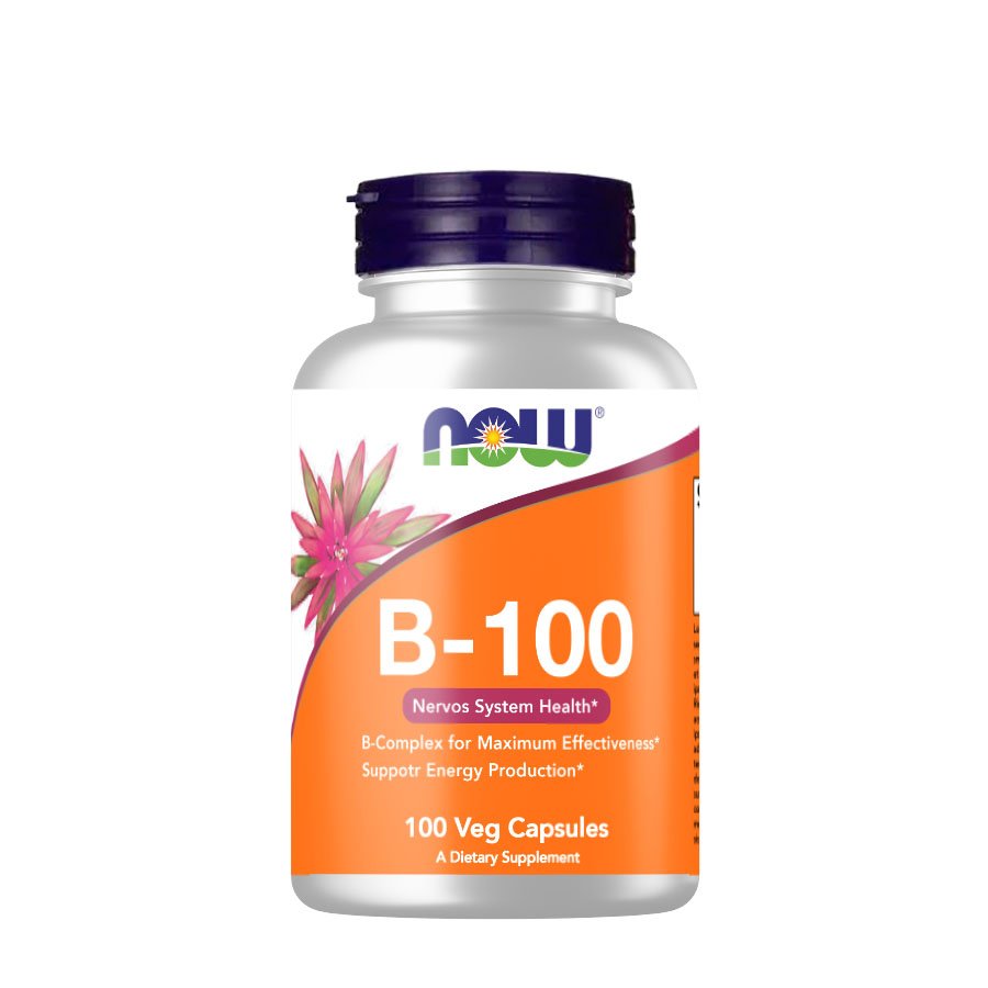 Витамины и минералы NOW B-100, 100 вегакапсул,  ml, Now. Vitamins and minerals. General Health Immunity enhancement 