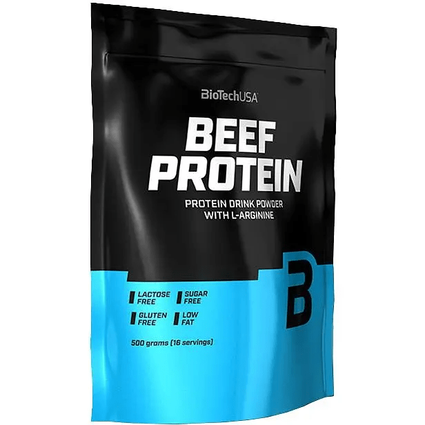 BioTech Beef Protein BioTech 500 g Strawbery, , 500 г