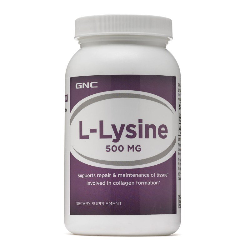 GNC Аминокислота GNC L-Lysine 500, 100 таблеток, , 