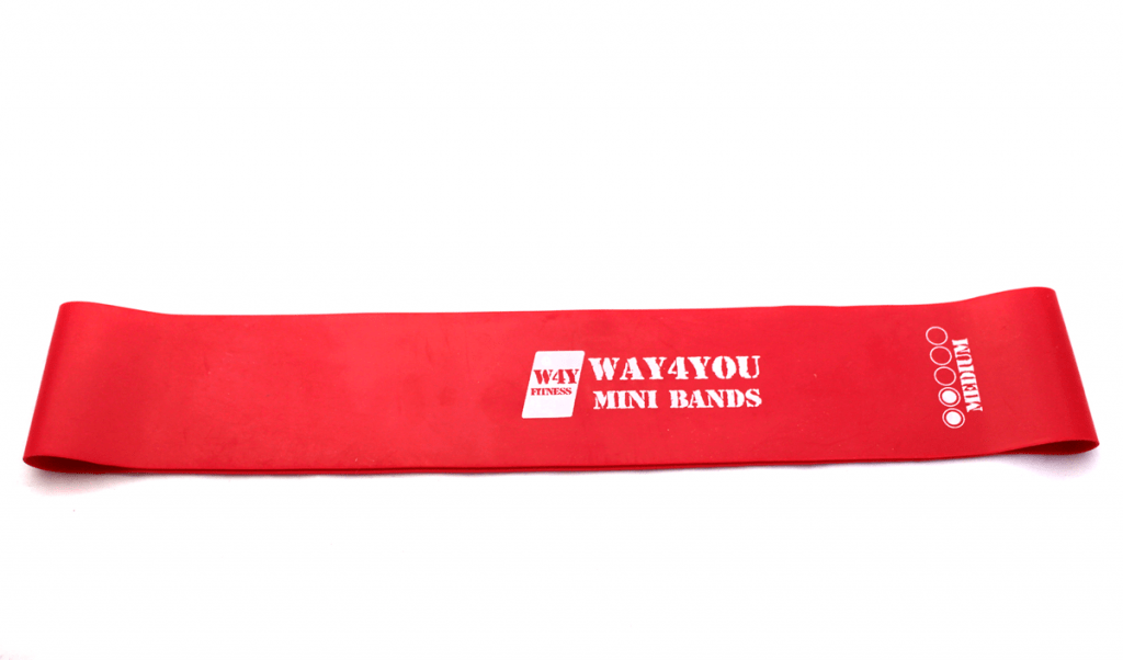 Еспандер для ніг Mini Bands Way4You 1,5 - 4 кг Червона,  ml, Way4you. Fitness rubbers. 