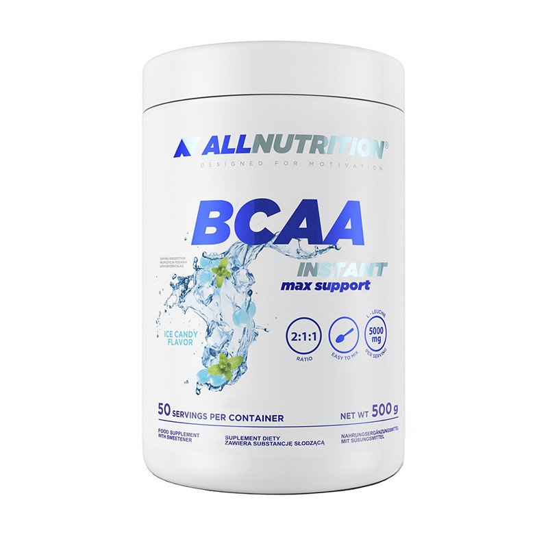 БЦАА AllNutrition BCAA Instant Max Support (500 г) алл нутришн lemon,  мл, AllNutrition. BCAA. Снижение веса Восстановление Антикатаболические свойства Сухая мышечная масса 